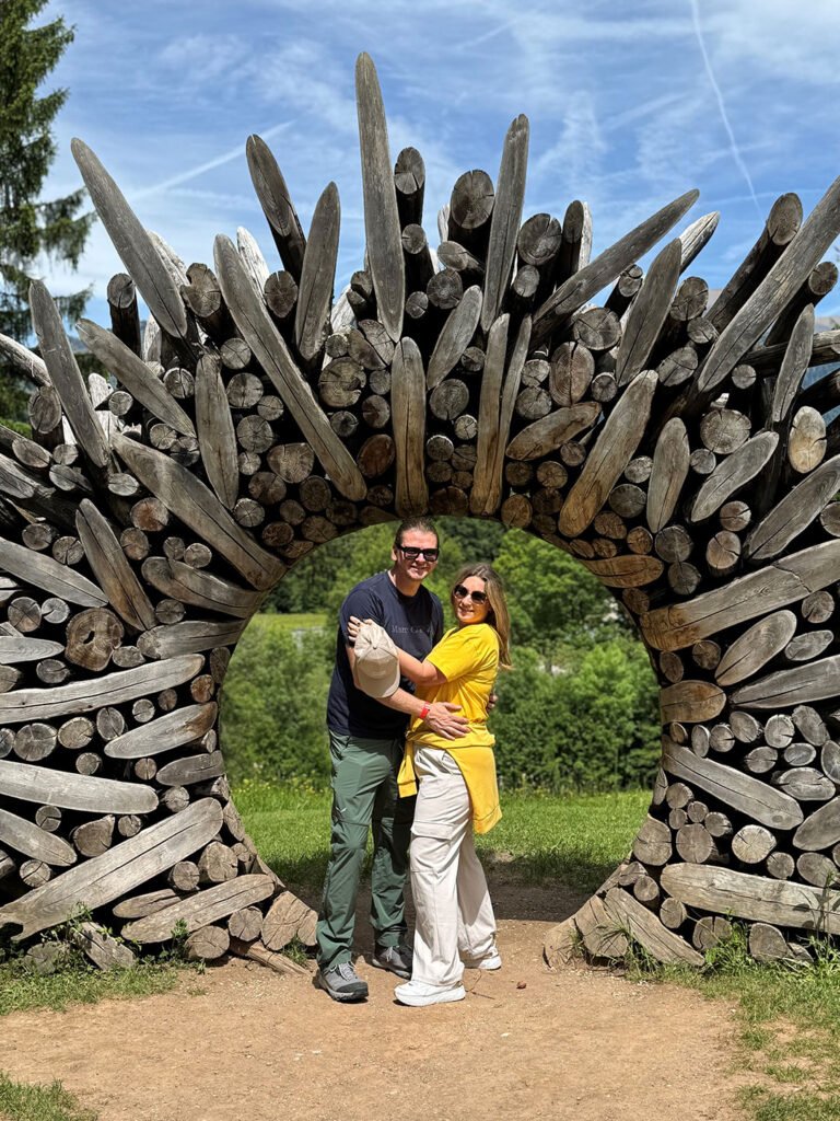 Land Art trifft Natur – Kunstwerk im Arte Sella Skulpturenpark