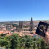 Blick über Burgos mit Kathedrale